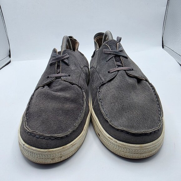 Olukai Pahono Lace Mens Size 10 Gray Shoes Casual Walking Lounge Relaxing - Picture 2 of 13